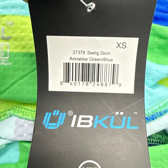 Ibkul Annelise Swing Skort XS Ice Fil Technology UPF 50 Golf Tennis Pickleball - Picture 3 of 8